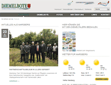 Tablet Screenshot of diemelbote.de